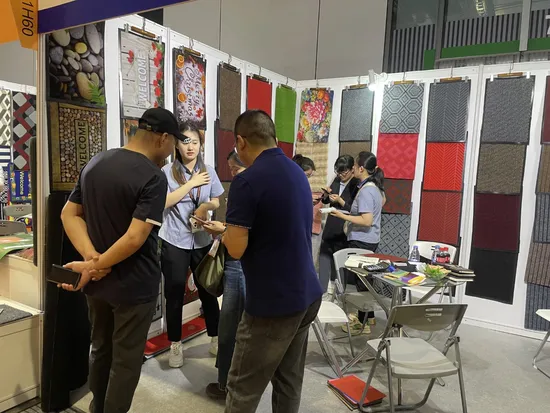 Children Mat Rug Wool Bamboo Viscose Hand Tufted Environmental Carpet