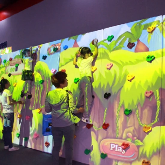 Projeção interativa de escalada em parede divertida Ar para parque de diversões infantil